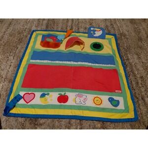 vintage 1980s Playskool "Fold 'N Go‎ Activity Quilt" baby play mat